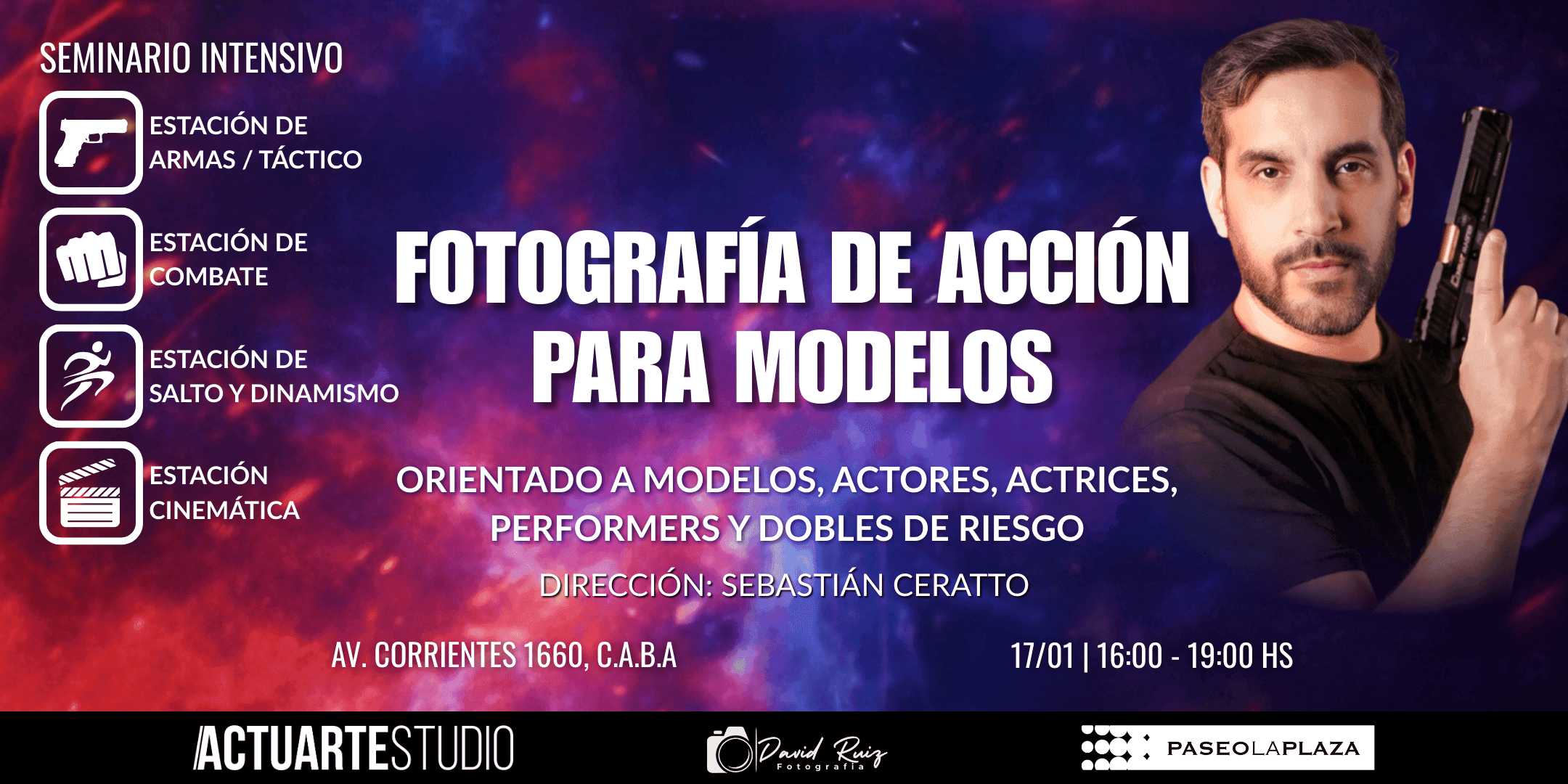 MASTER CLASS: FOTOGRAFÍA DE ACCIÓN PARA MODELOS