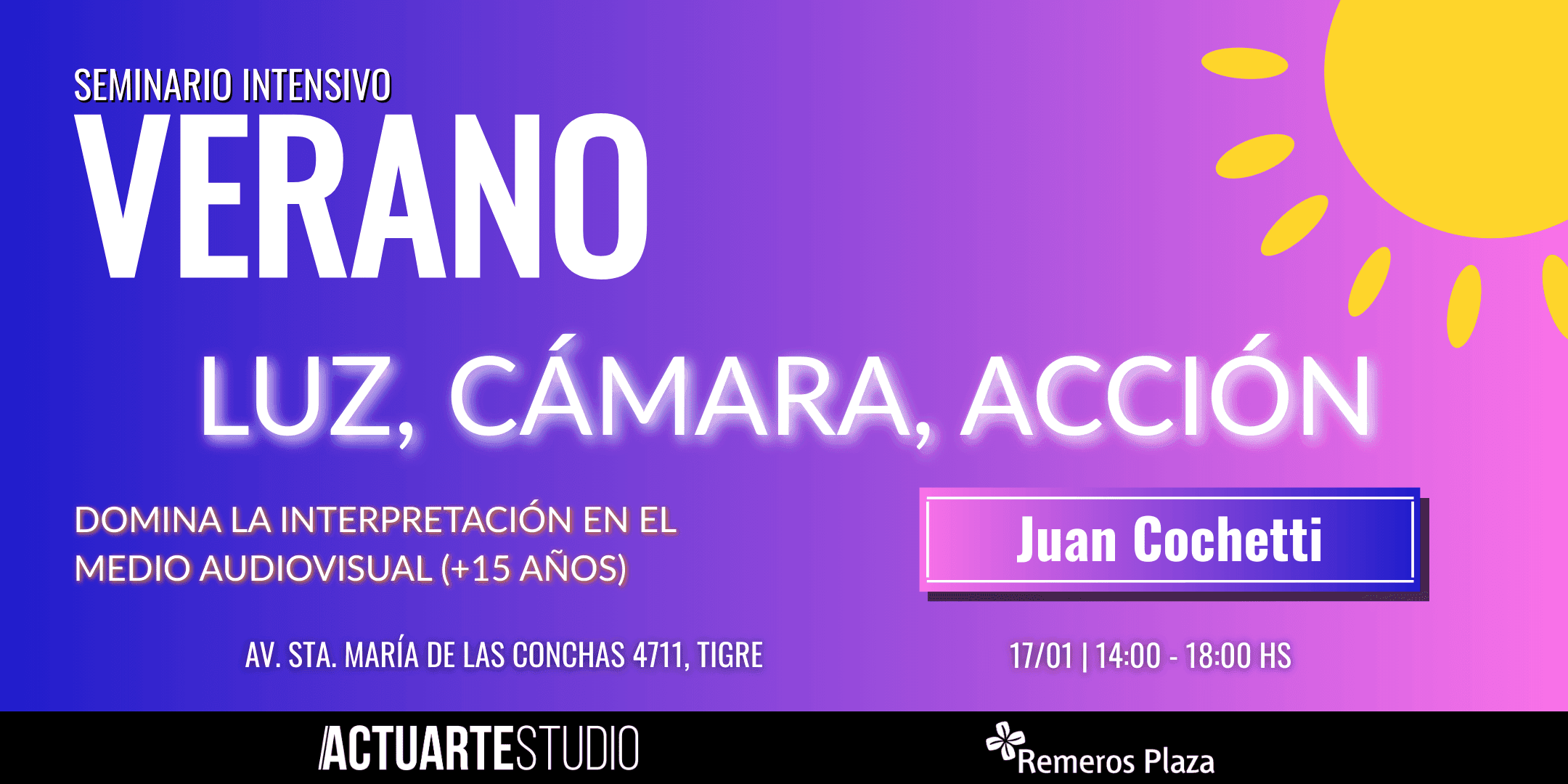 SEMINARIO INTENSIVO DE VERANO: CINE Y SERIES