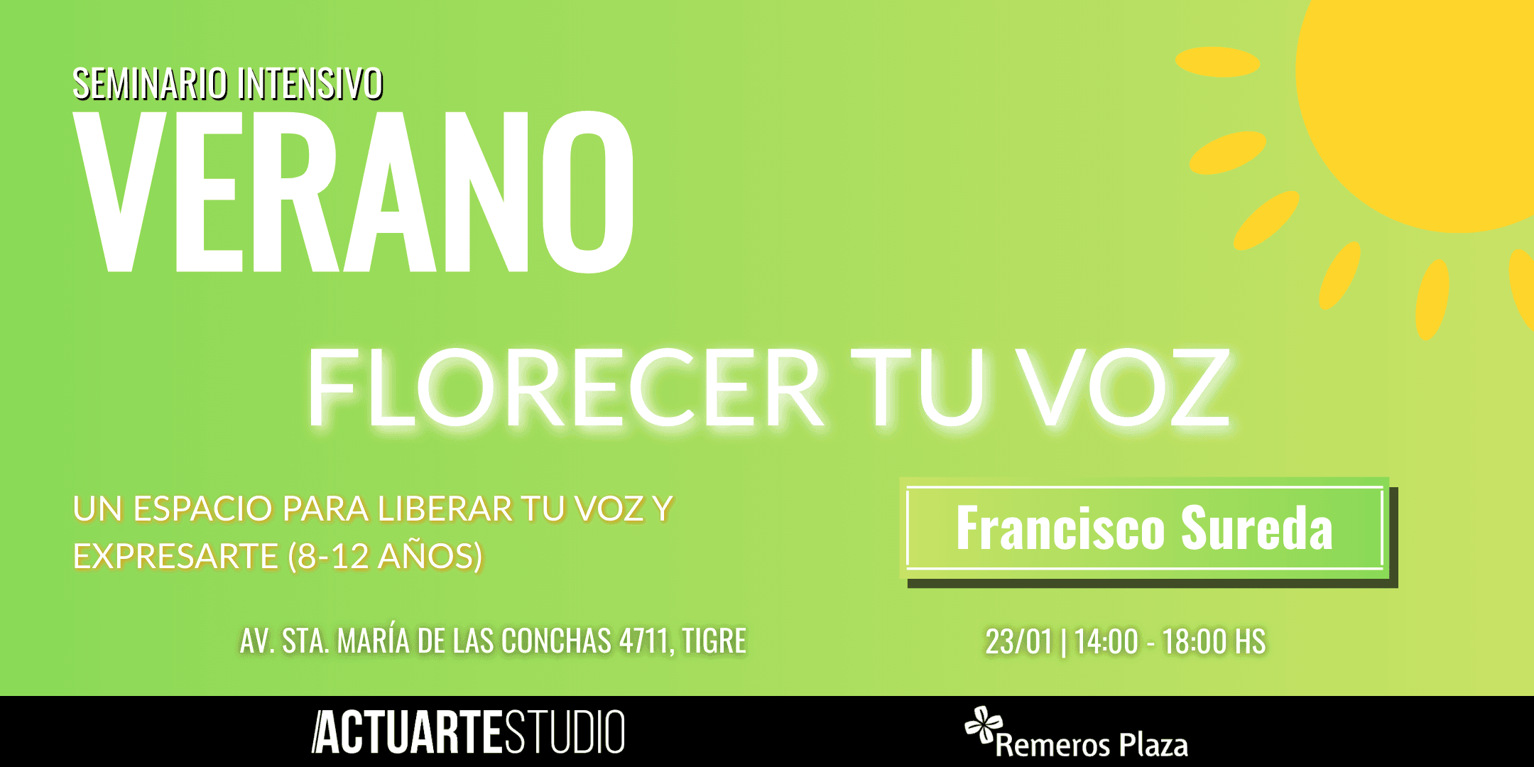 SEMINARIO INTENSIVO DE VERANO: CANTO PREADOLES